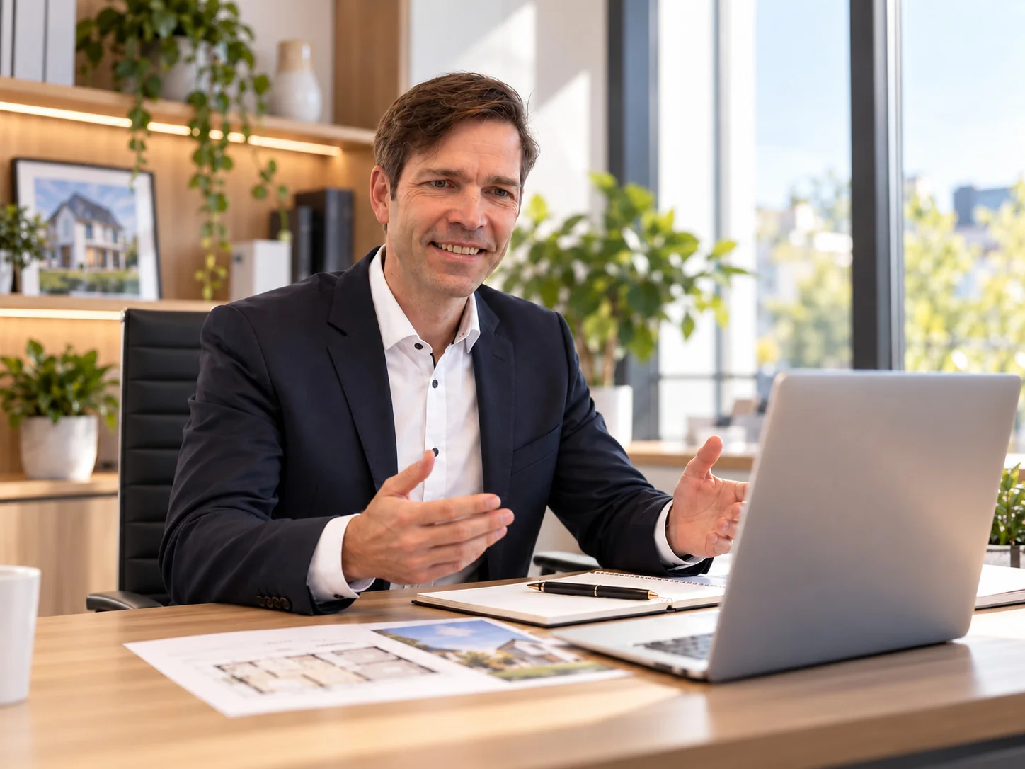 Jens Laskowski im persönlichen Beratungsgespräch zur Baufinanzierung